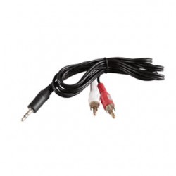 VULTECH CAVO AUDIO STEREO JACK 3.5MM MASCHIO A RCA MASCHIO 1,5MT SC11302-2