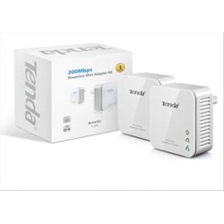 POWERLINE TENDA P200 KIT 2 MINI ADAPTER UP TO 200MBPS